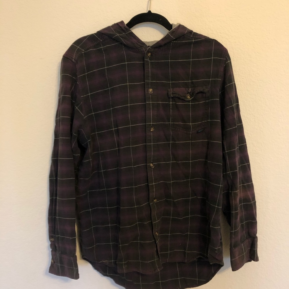 Vans flannel hoodie